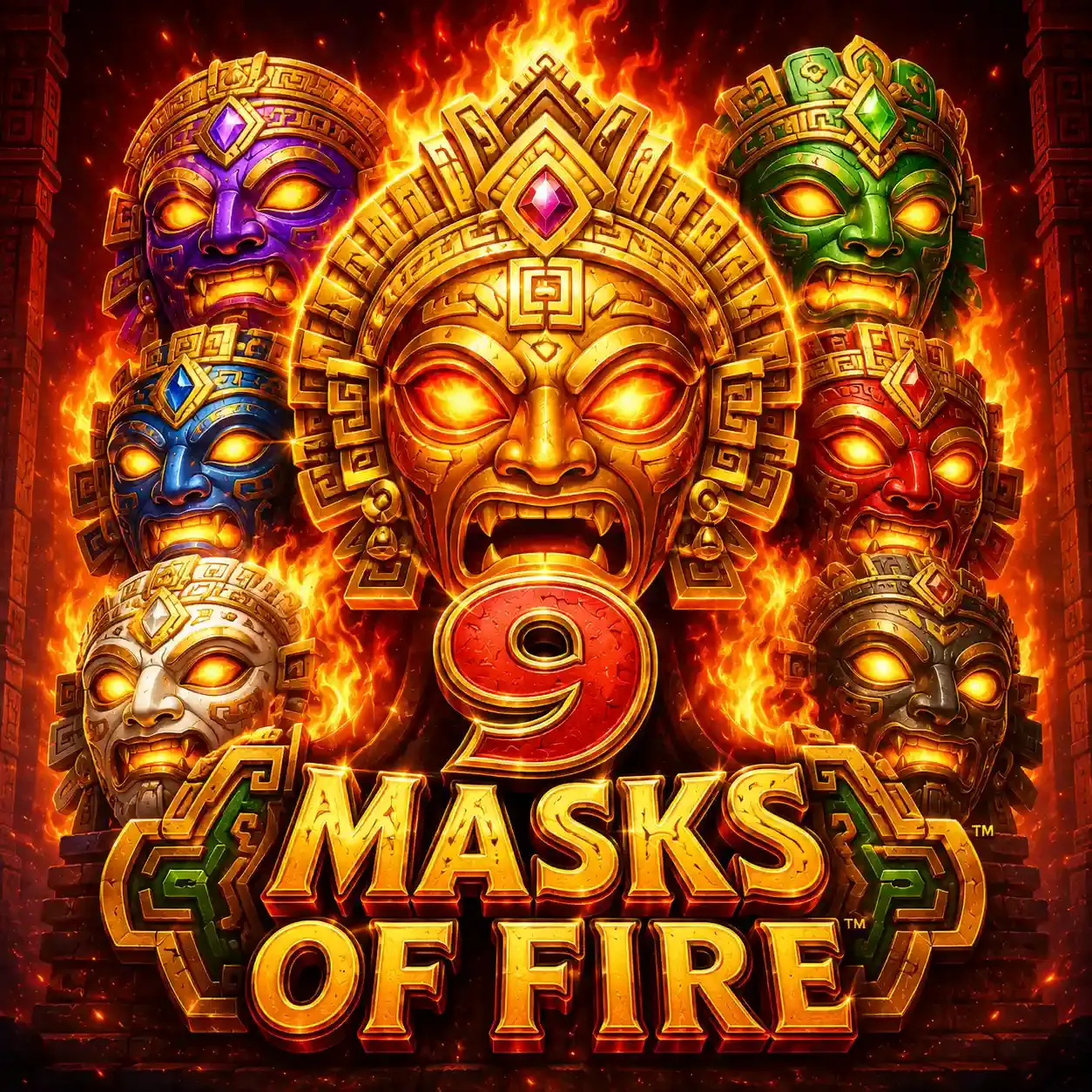 9 Masks of Fire